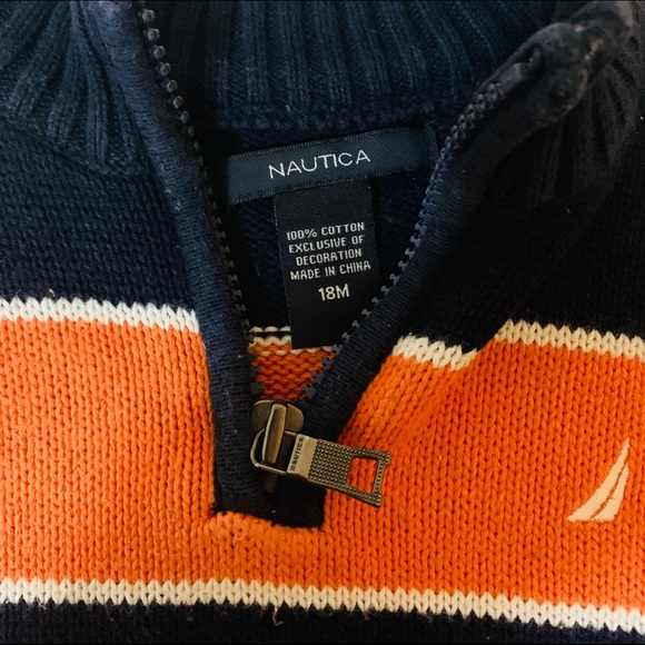 Náutica Sweater•SZ 18 Mos. - Picture 3 of 3
